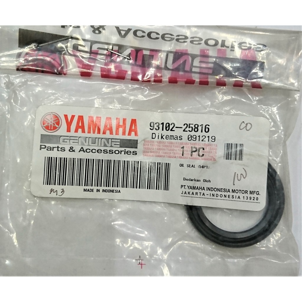 GENUINE YAMAHA OIL SEAL 93102-25816 MIO i125 PULLEY SIDE | Shopee ...