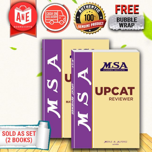 AUTHENTIC MSA UPCAT REVIEWER (latest Edition) | Shopee Philippines