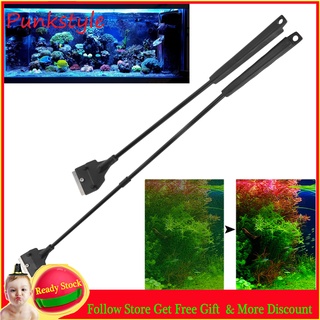 【Hot sale】Punkstyle Aquarium Algae Scraper Small Fish Tank Glass Long Handle Cleaner with Replaceable Blades