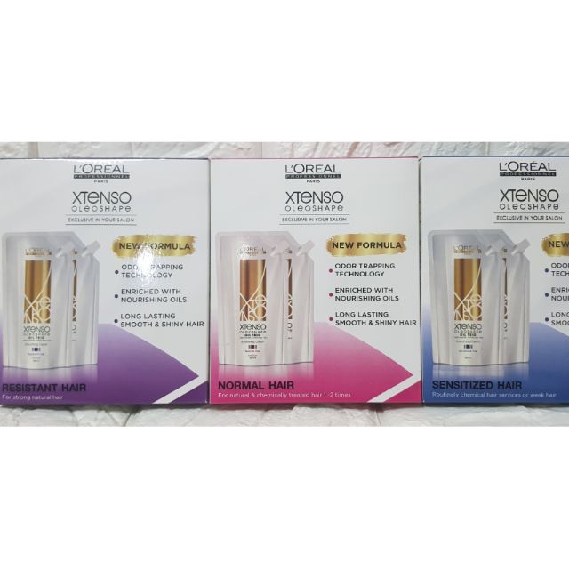 Loreal Xtenso Oleoshape Rebonding Set 125ml Shopee Philippines