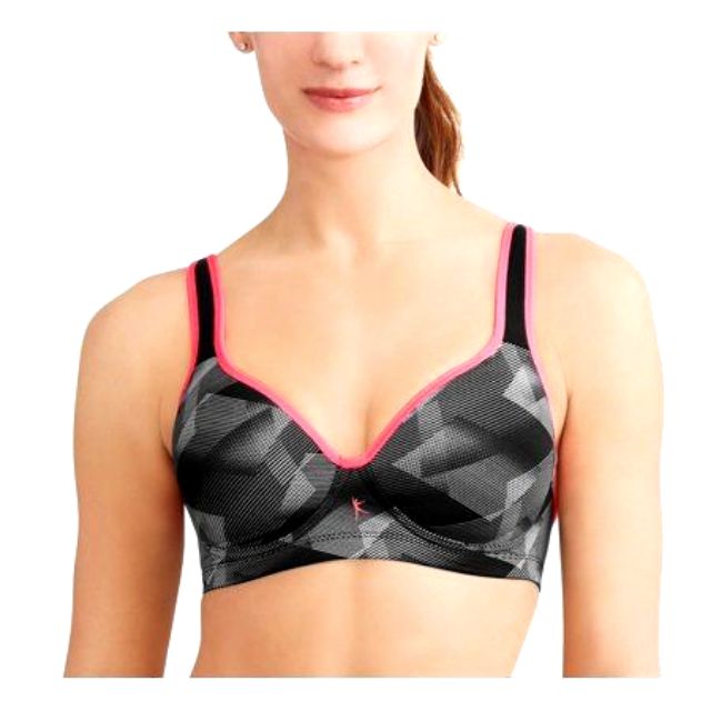 danskin sports bra back closure