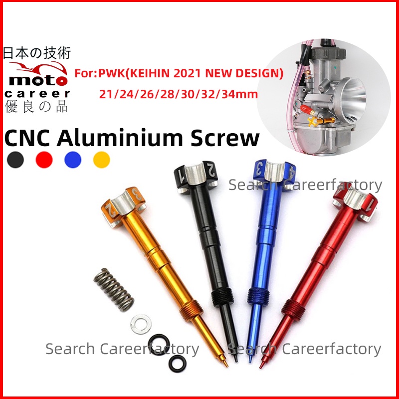 Mixing Ratio Adjustment Screw Kit Adjustment Tool PWK FCR Repair Kit Air Fuel Mixture Adjuster