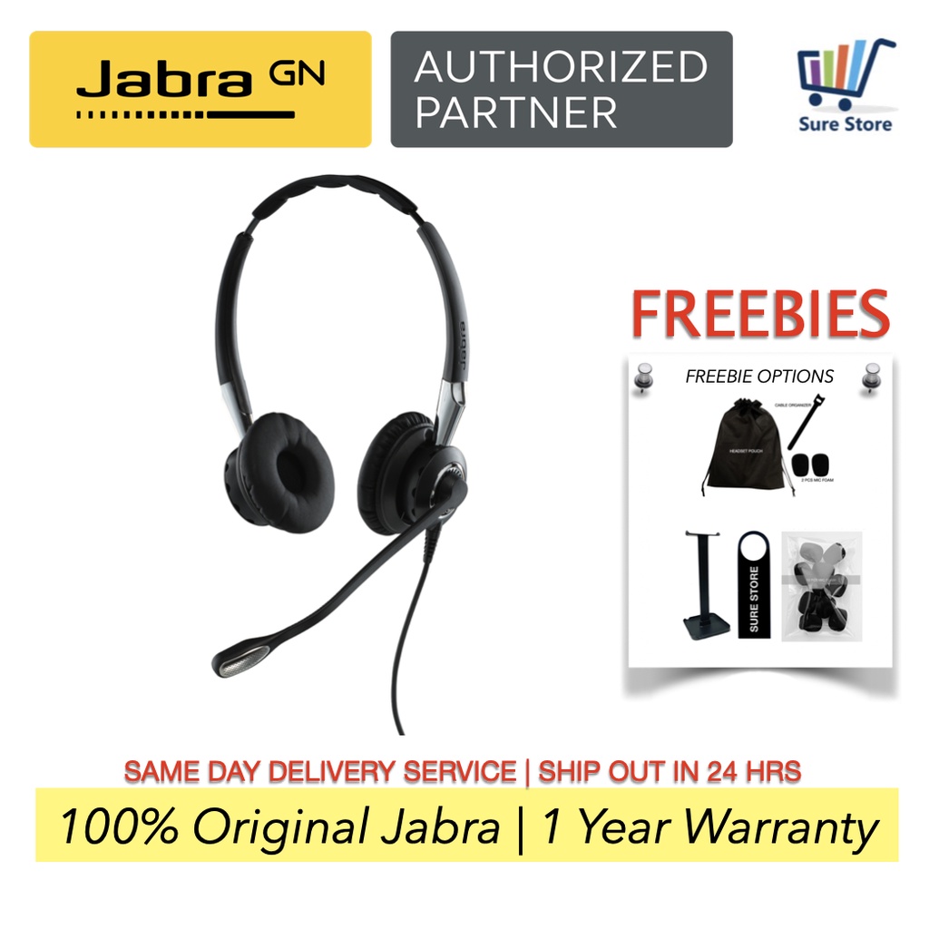 Jabra Biz 2400 II Stereo USB Headset Shopee Philippines