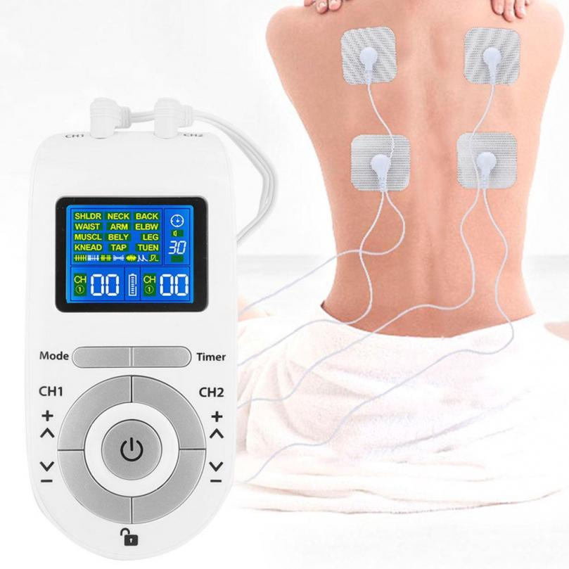 TENS EMS Electric Massager Pulse Muscle Stimulator Electrode Pads