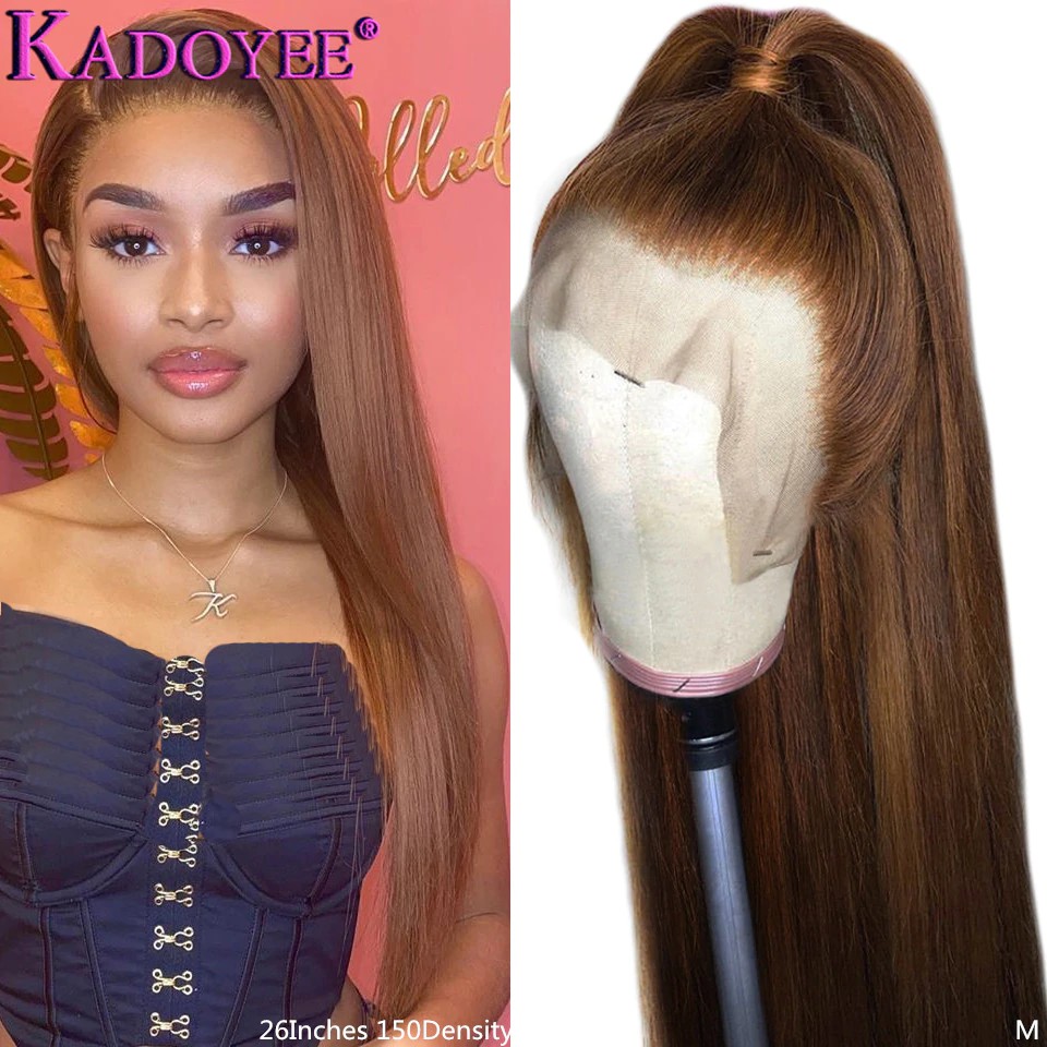 honey brown lace front wigs