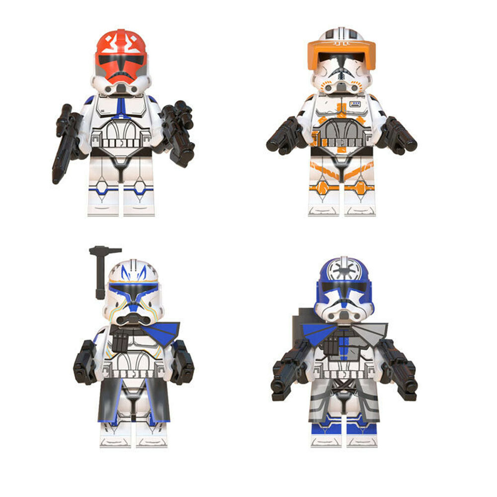 Inflate Goods Blind faith 4Pcs/set Star Wars Clone Trooper Rex Commander Cody Jesse Fit Lego  Minifigures | Shopee Philippines