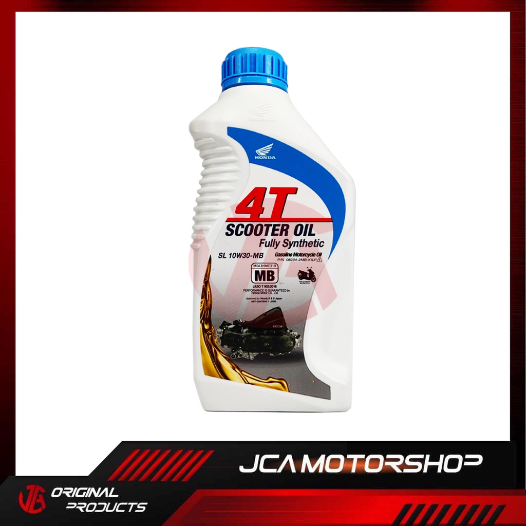 ORIGINAL HONDA GASOLINE SCOOTER ENGINE OIL FULLY SYNTHETIC 4T SL 10W30