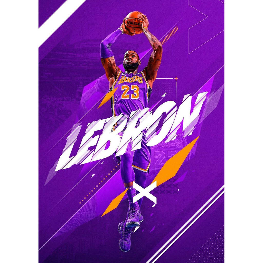 lebron james lakers posters