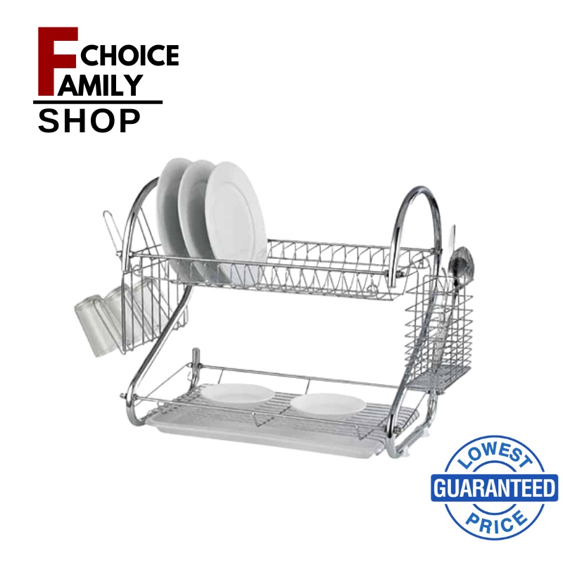 Dish Drainer Rack High Quality Dish Rack Rust Proof 2 Layers Stainless