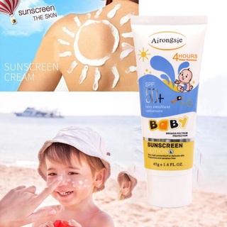 SPF50+ Infant Baby Facial Body Sunscreen Whitening Sun Cream Sunblock Skin Protective Cream Anti-Aging
