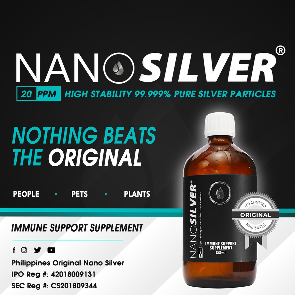 NANO SILVER ORIGINAL, PHILIPPINES' first to IPO register NANOSILVER ...