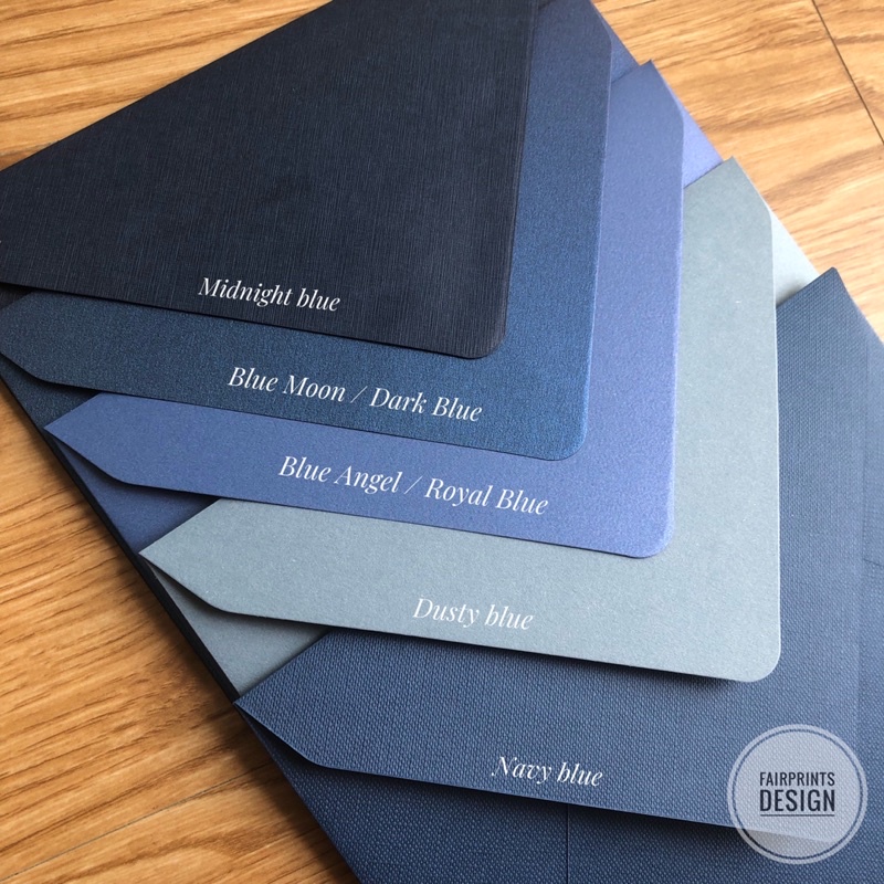 10pcs envelope / wedding envelope / midnight blue , dark blue , royal