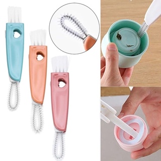 3 In 1 Bottle Cap Detail Brush Milk Bottle Brush Cup Cover Cleaning Brushes Portable High Quality Lunch Box Groove Cleaning Gadget #2