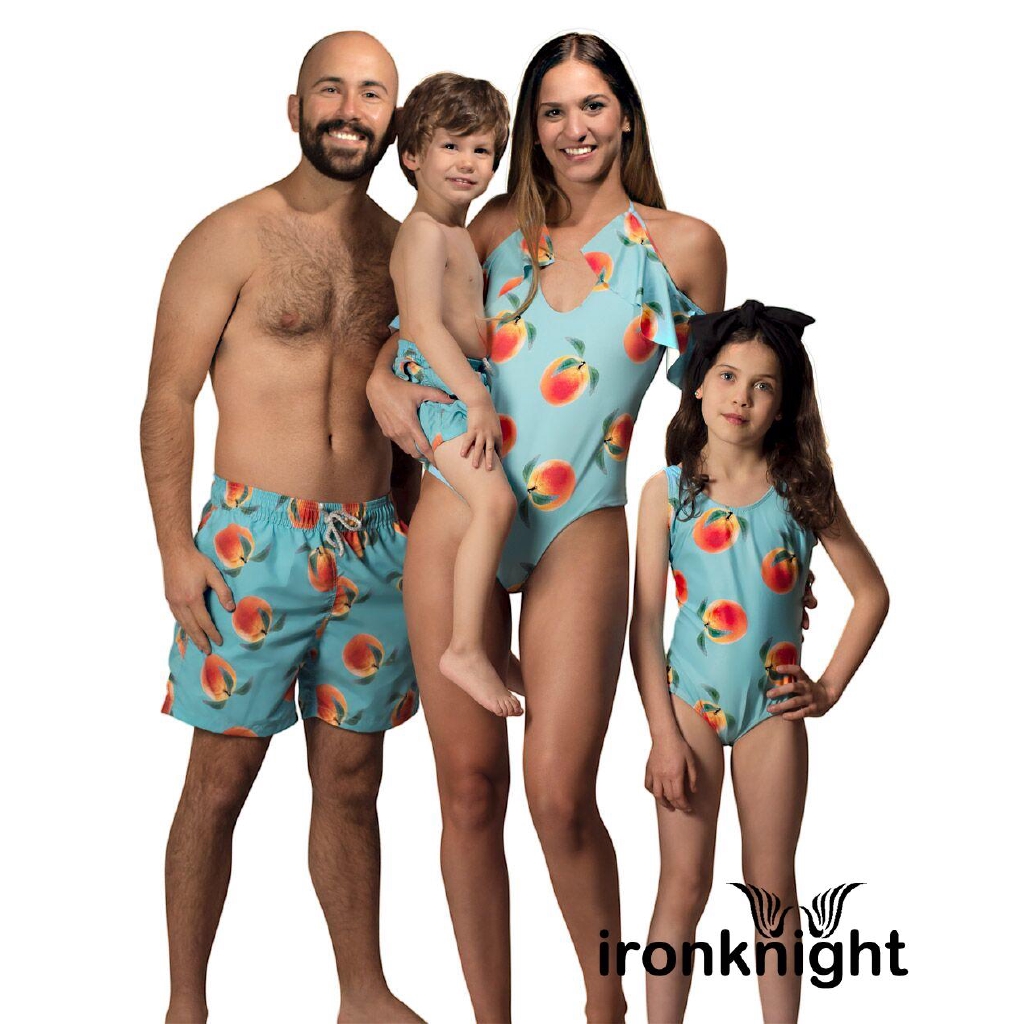 boys and girls matching swimwear