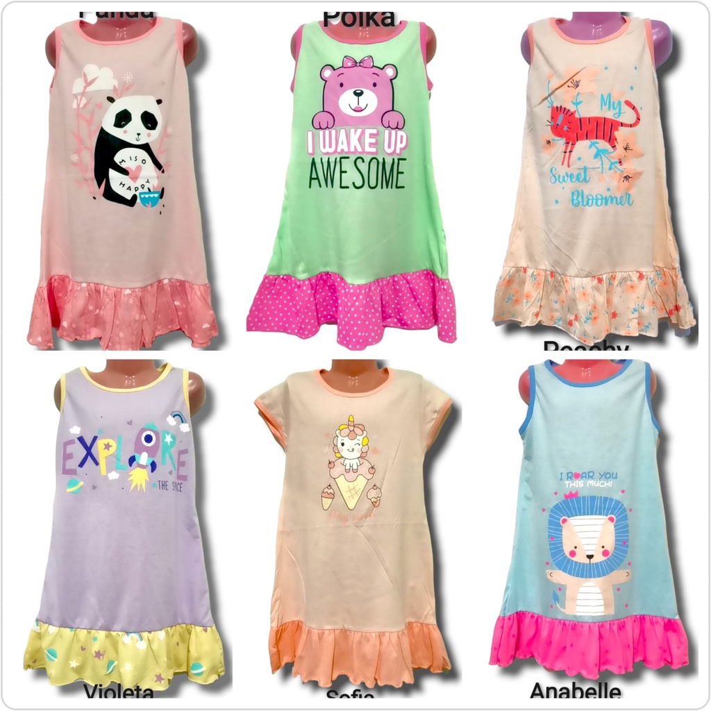 pure cotton sleepwear for kids (age 4 to 14yrs) Shopee Philippines