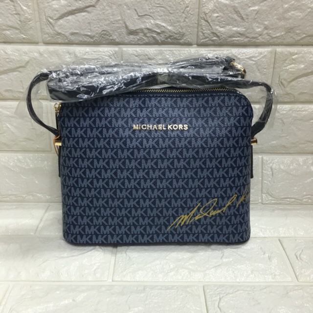 michael kors sling bag blue