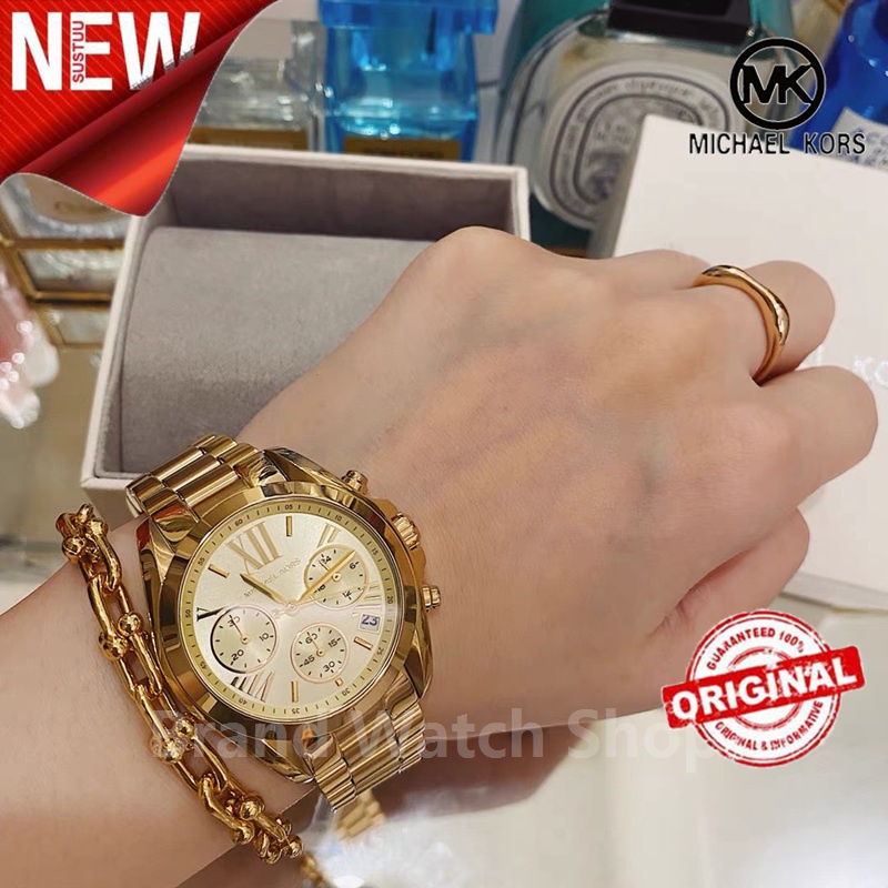 （Selling）Original MICHAEL KORS Watch For Women Pawnable Original Sale Gold MK Watch For Men Authenti