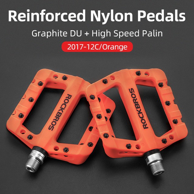 orange mtb pedals