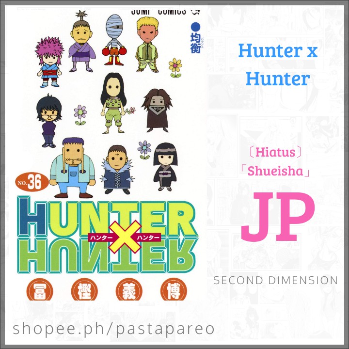 Hunter X Hunter Manga Vol 25 36 Untranslated Raw Japanese Shounen W Furigana Part 3 3 Shopee Philippines