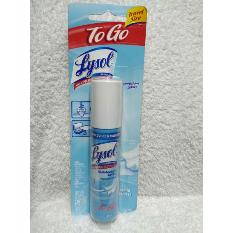 lysol disinfectant spray for travel size (28g) | Shopee Philippines