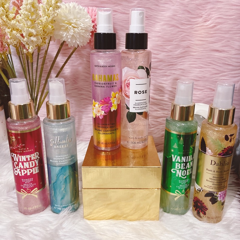 Diamond Shimmer Mists | 146mL | Bath & Body Works | Shopee Philippines