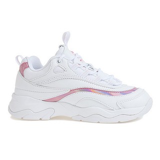 pink shiny fila shoes