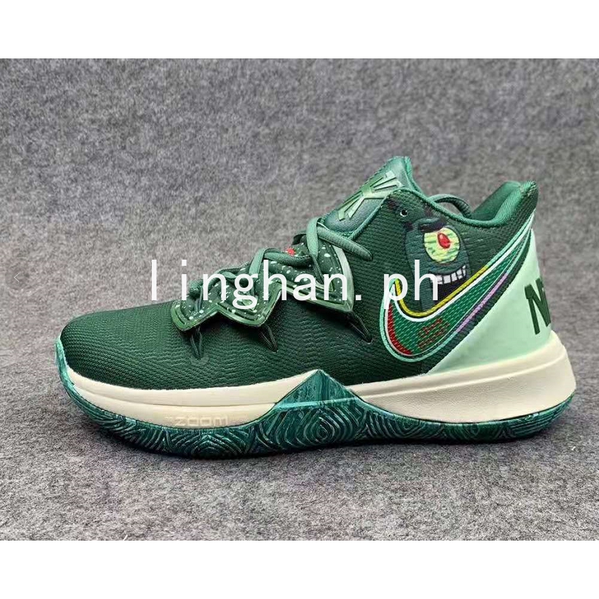 Sepatu Basket Desain Nike Kyrie 5 EP Warna Hitam Putih