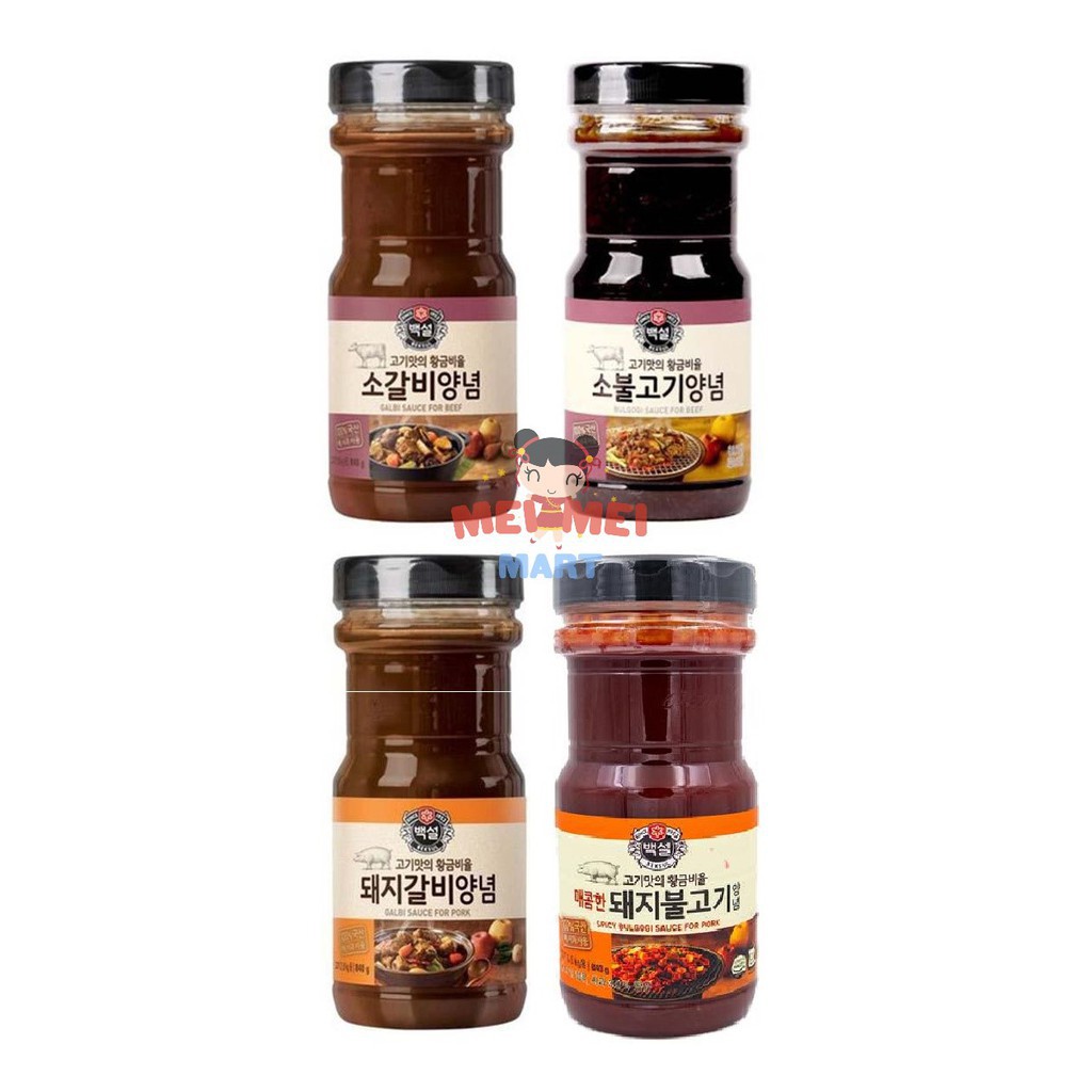 CJ Galbi Sauce Pork/ Sauce Beef/ Bulgogi for Beef/ Spicy Bulgogi for