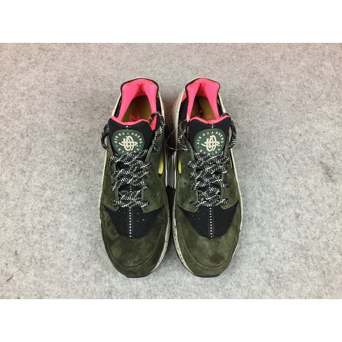 pink and green huaraches