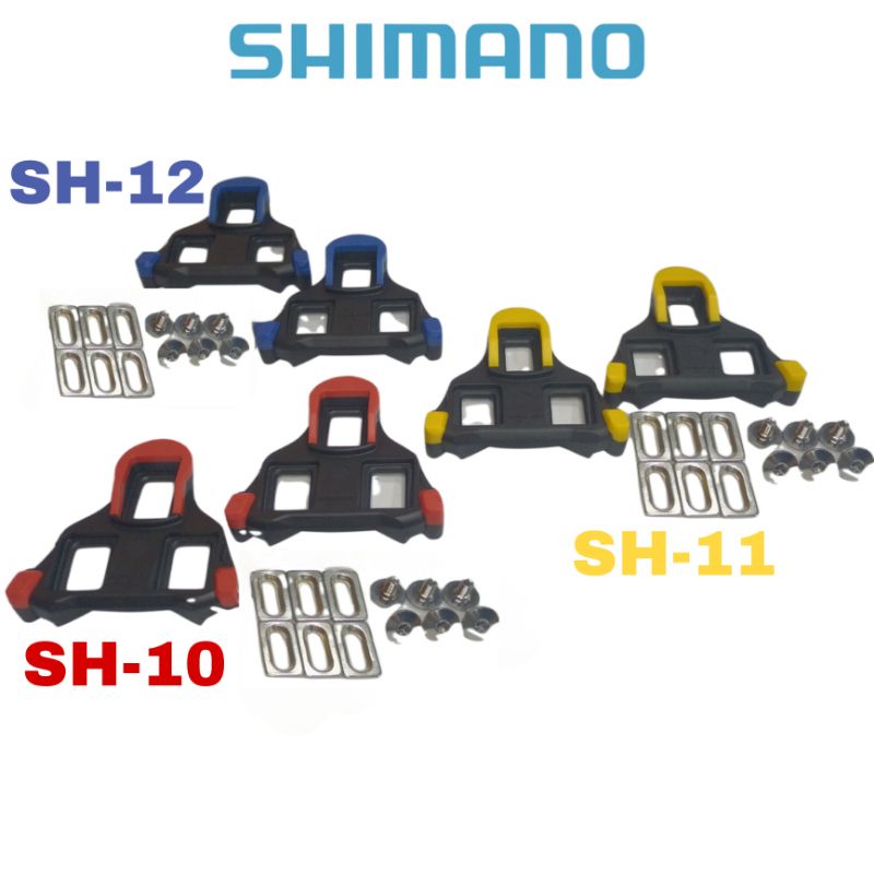 Shimano SMSH10/SH11/H12 Cleats attachment, Cleat set 2/6 degree float