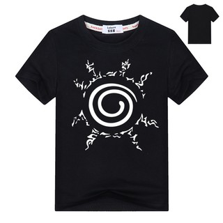 Hot Anime T Shirt Naruto Short Sleeve Tees For Kids Boys Shopee Philippines - logo naruto roblox t shirt