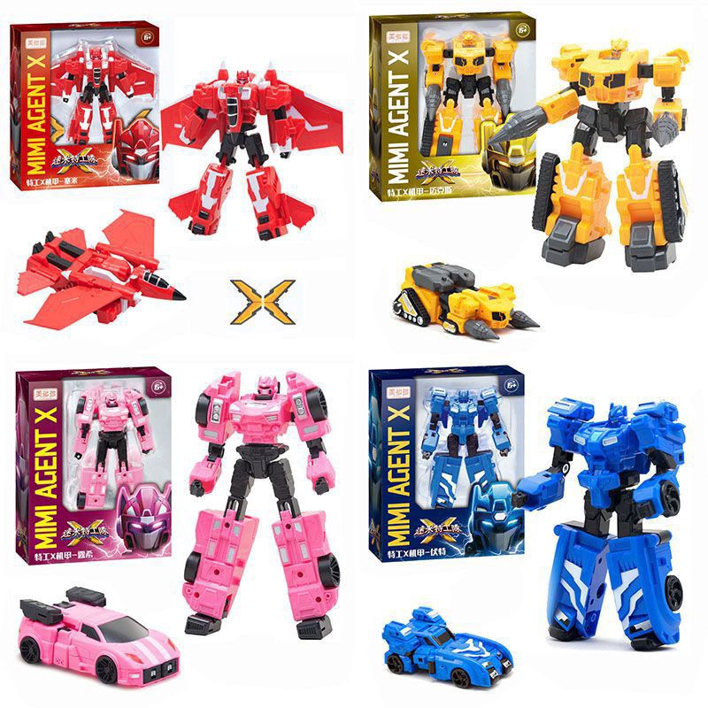 Semi Max New 10Pcs Toys MiniForce Bolt Lucy Action Figure BirthDay Gift Toys 