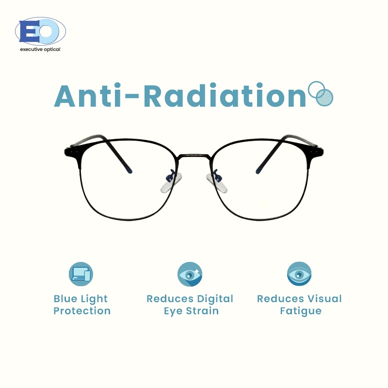 Eo Herme Studio Hs Non Graded Anti Radiation Eyeglasses For Men