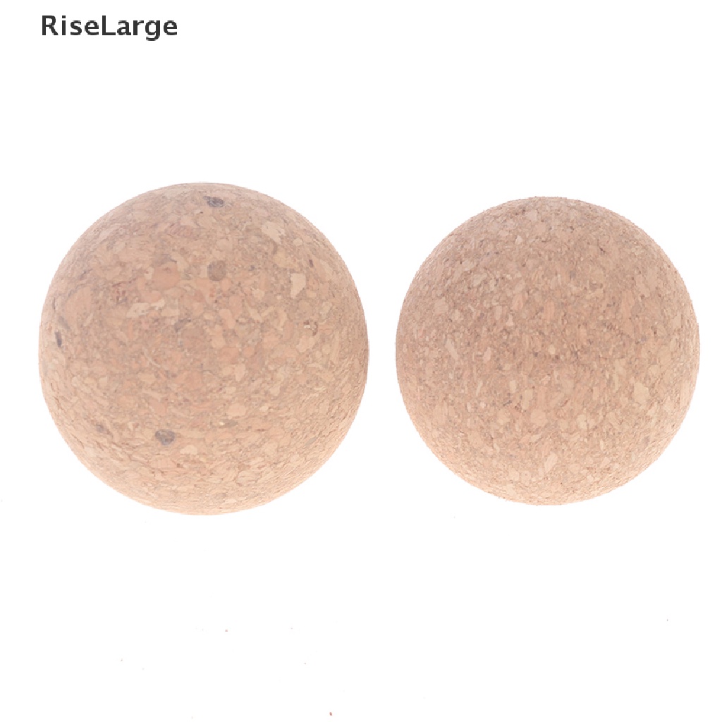 RiseLarge 2Pcs Wine Cork Balls 55/61mm Premium Natural Round Wooden