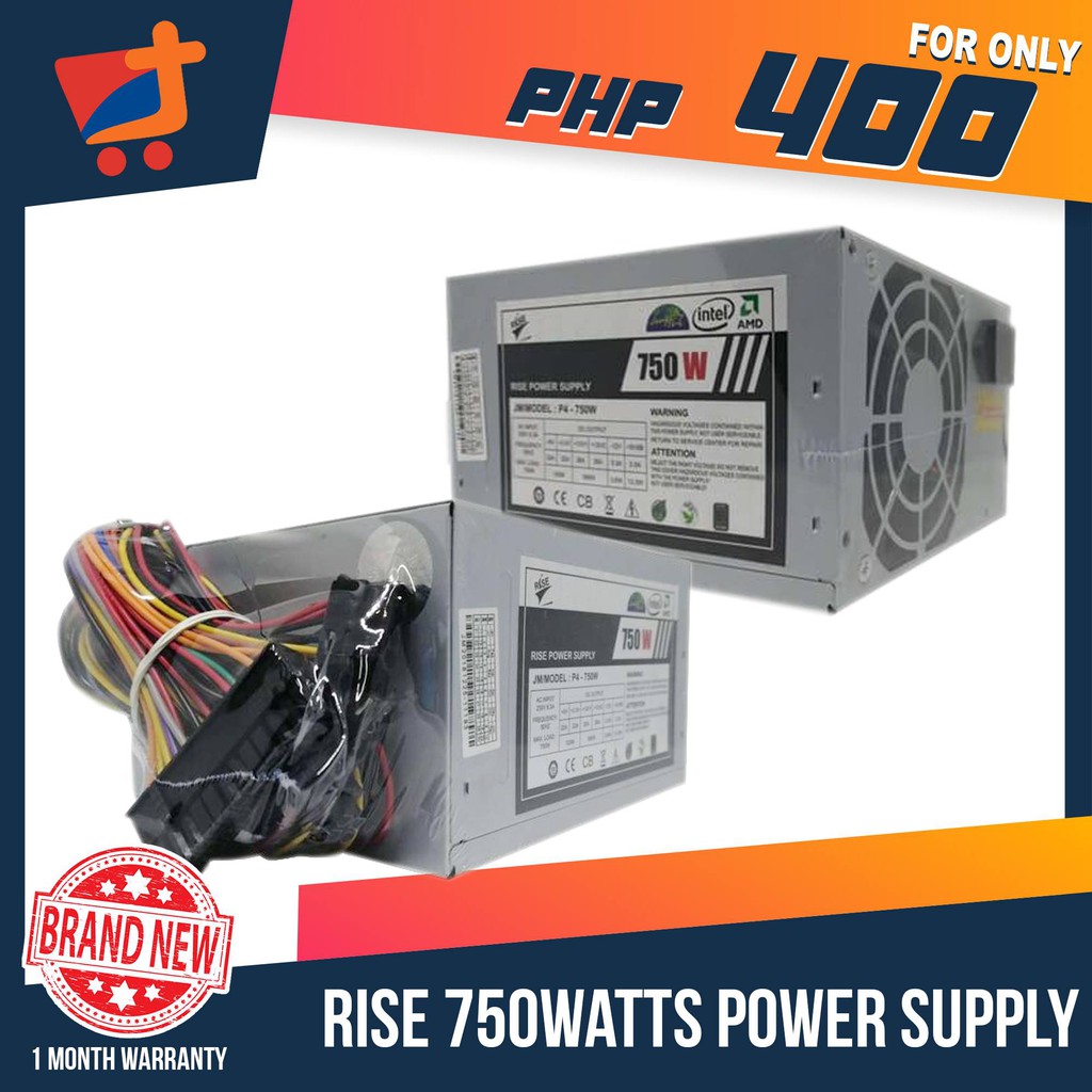 TTREND Rise 750w watts ATX Desktop Power Supply PSU Shopee Philippines