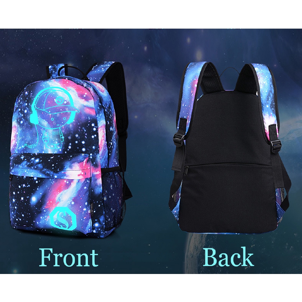 galaxy backpack with charger