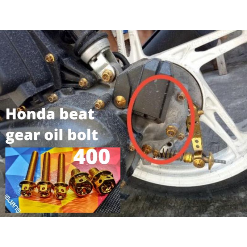 honda beat gear oil bolt (5pcs) Shopee Philippines