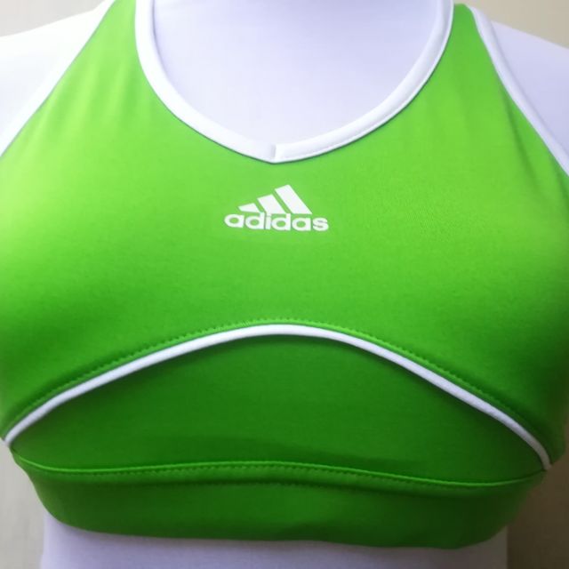 green sports bra