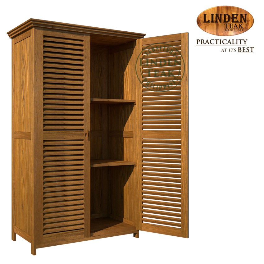 Handcrafted Solid Teak Wood Armoire Wardrobe Furniture Shopee Philippines