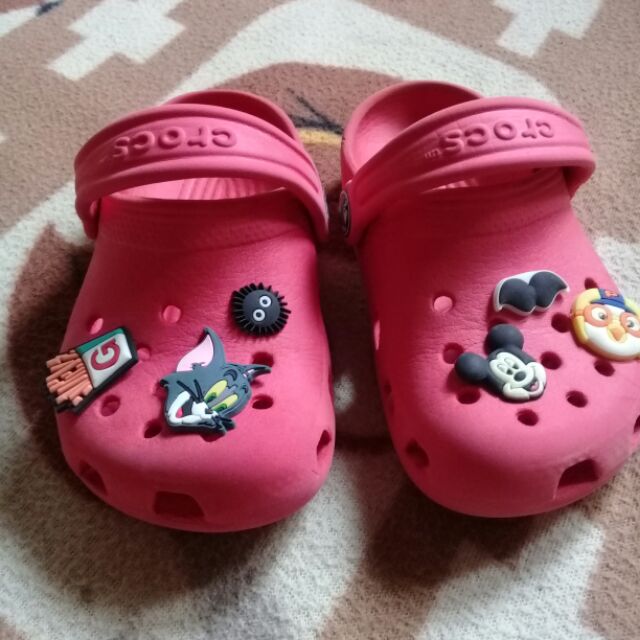 candy pink crocs