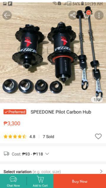 speedone carbon hubs