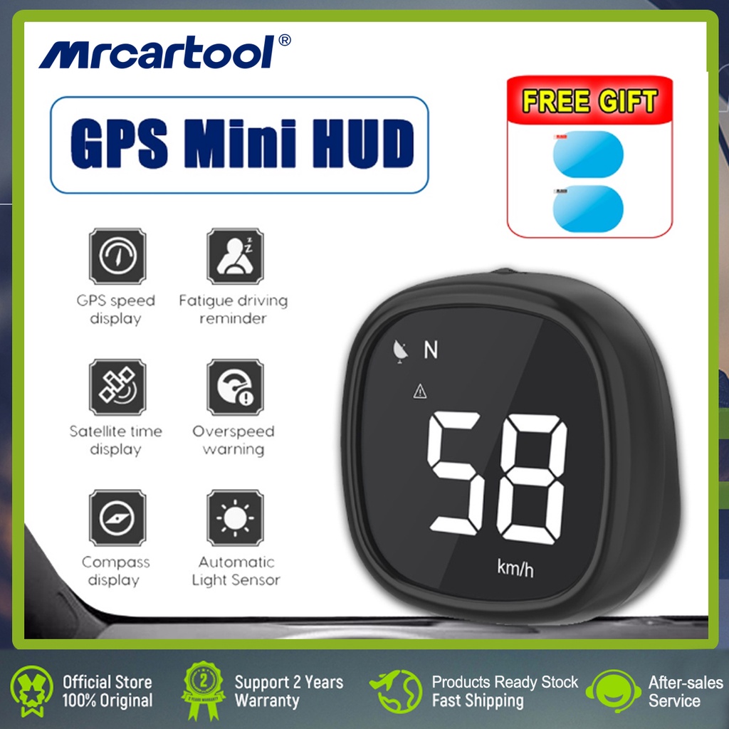 2 Years Warranty MRCARTOOL M30 Car Mini GPS HeadUp Display Digital HUD
