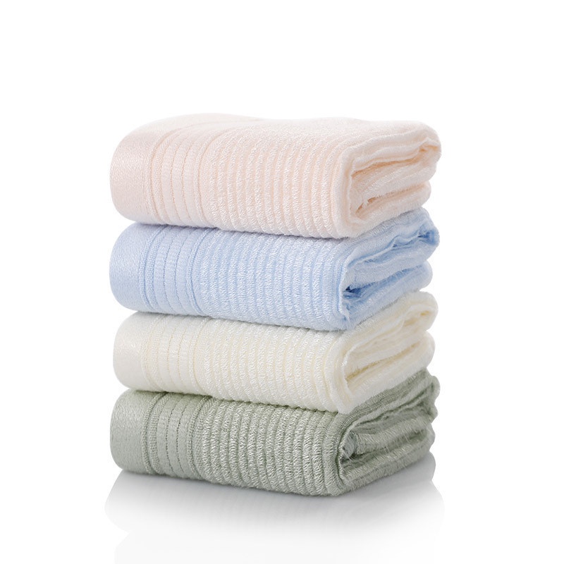 1pc Square Solid Color Bamboo Fiber Soft Face Towel Cotton Hand Bathroom Towel 