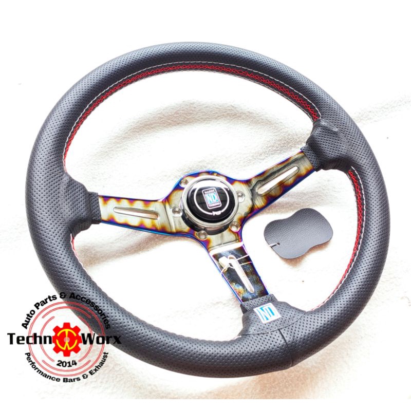 New NARDI V2 Titanium Steering Wheel Universal High Quality Automotive Car Thai