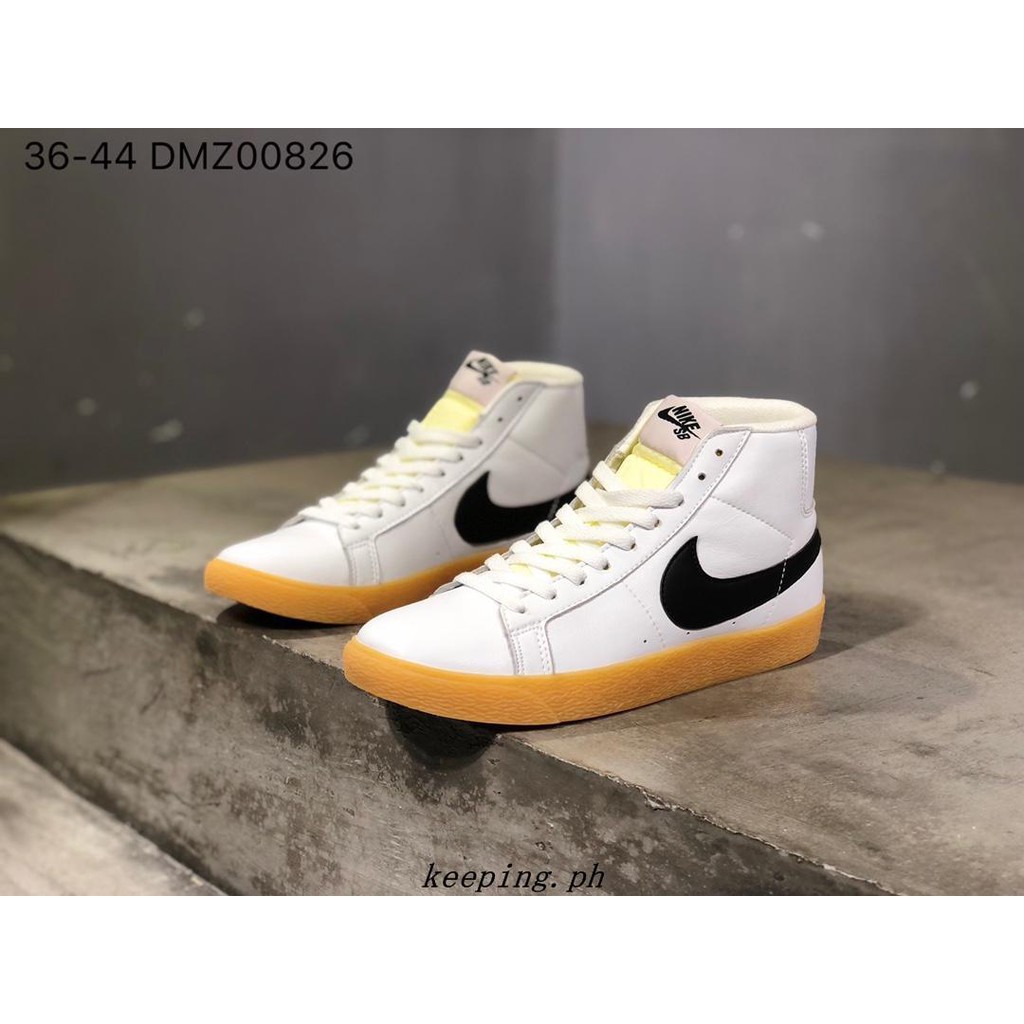 nike high top leather shoes