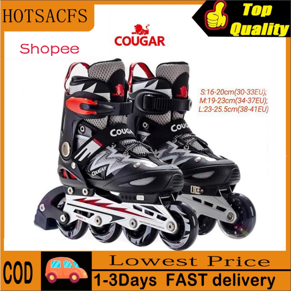 Cougar MZS835L Adjustable Inline skates Roller skates Shoes Roller