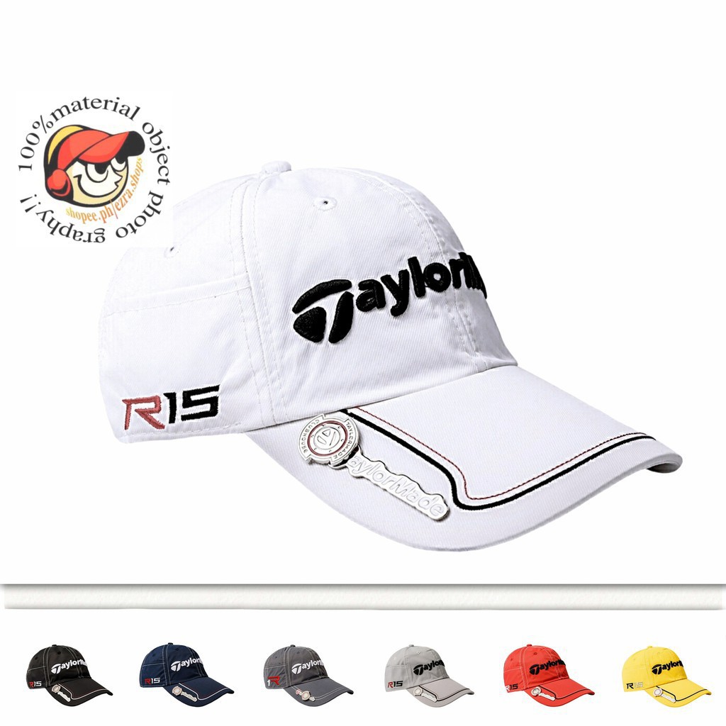 orange taylormade hat