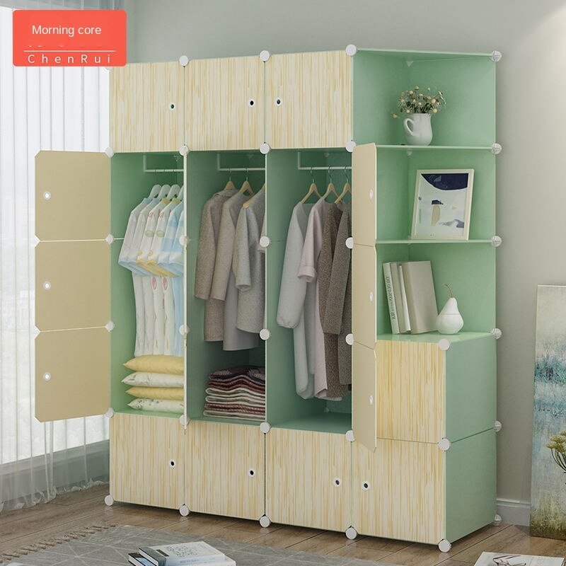 Wardrobe Simple Plastic, Cabinets For Clothes Hanging