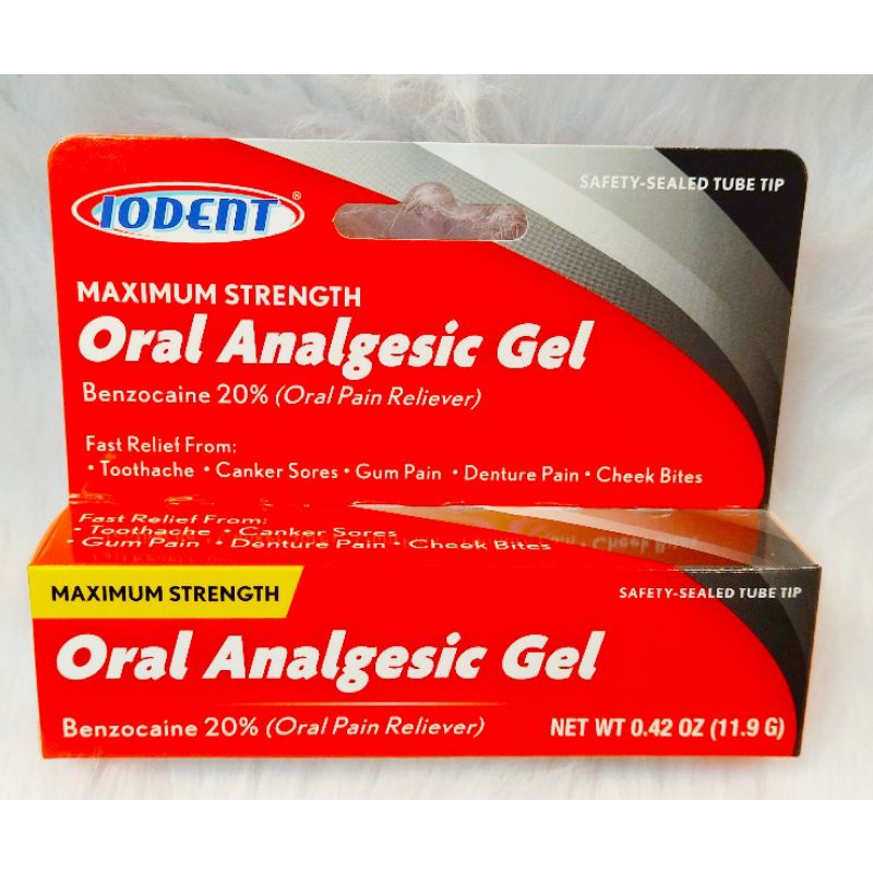 Iodent Oral Analgesic Gel Maximum Strength (11.9g) | Shopee Philippines