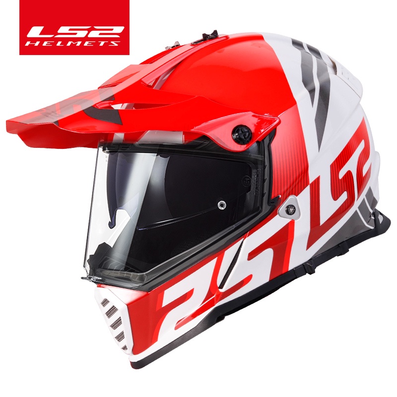 2022LS2 PIONEER EVO offroad motorcycle helmet double lens ls2 mx436